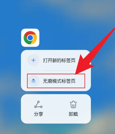 手机谷歌怎么设置无痕浏览模式3