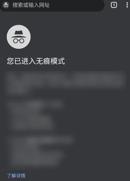 手机谷歌怎么设置无痕浏览模式4